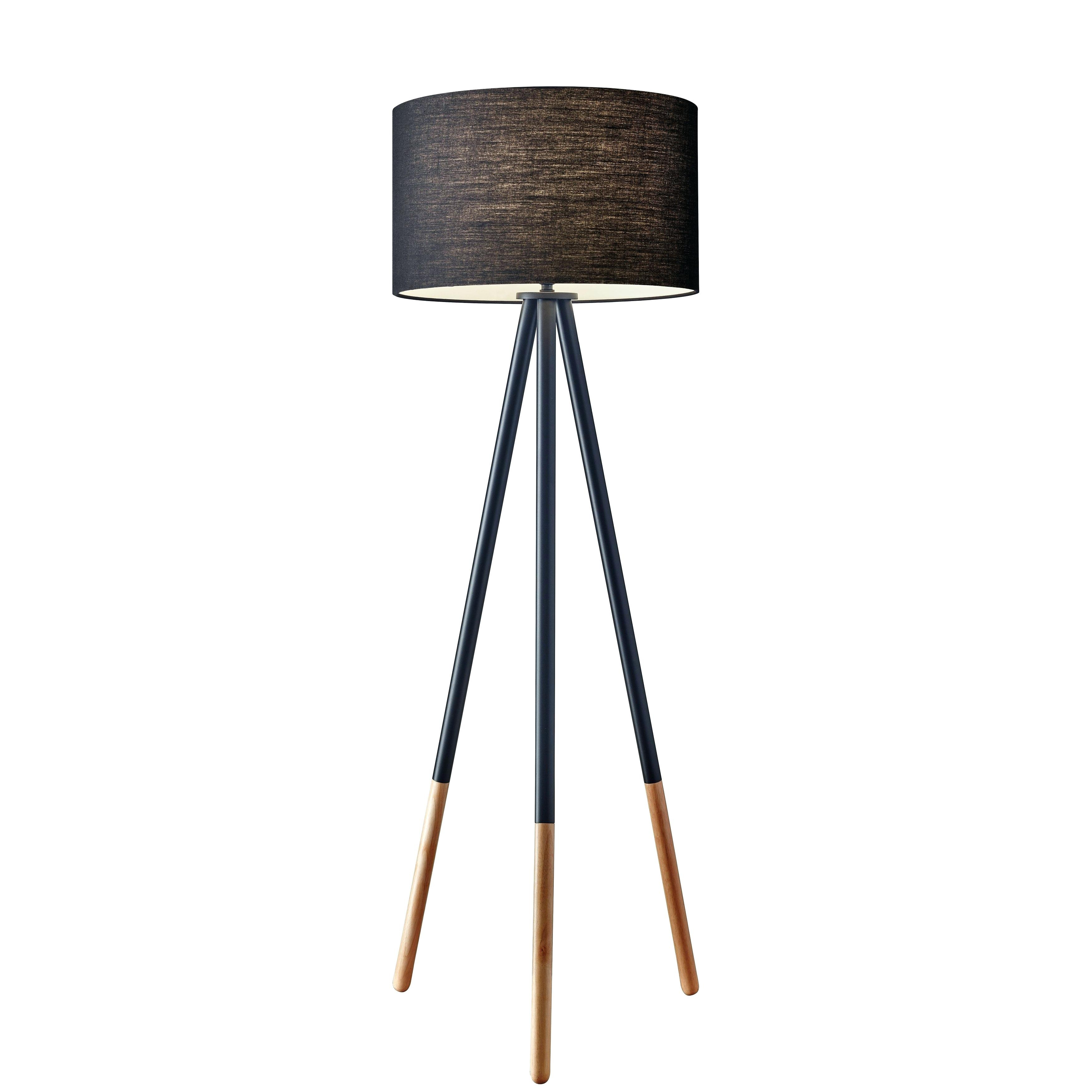 Adesso Lighting Table Arc Floor Lamp 5 Light With Shelves inside measurements 3500 X 3500