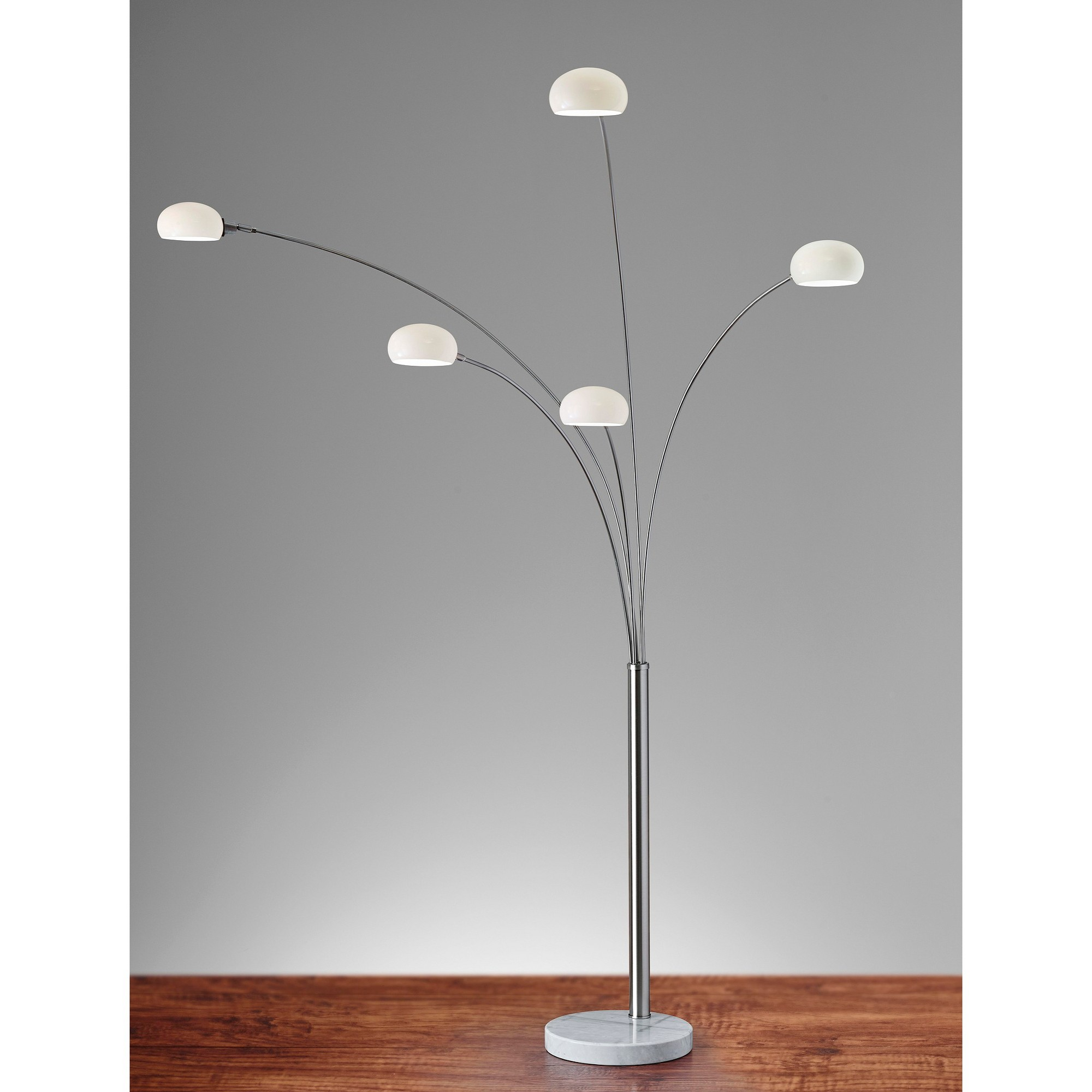 Adesso Luna Arc Lamp Silver Products pertaining to size 2000 X 2000
