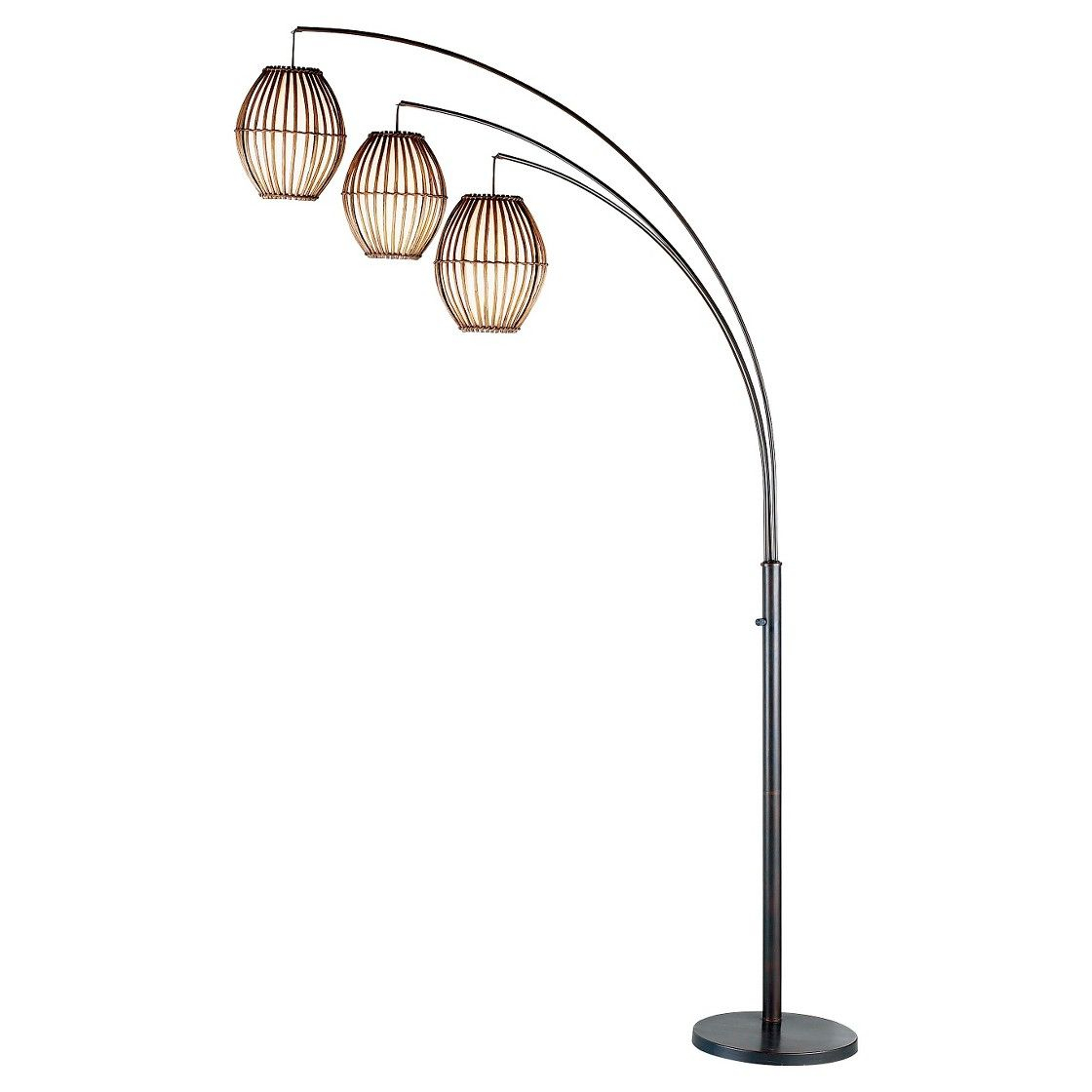 Adesso Maui Arc Lamp Brown Living In 2019 Arc Floor intended for size 1120 X 1120