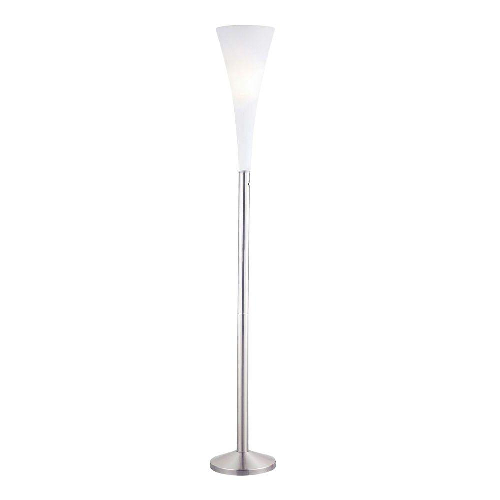 Adesso Mimosa 73 In Satin Steel Floor Lamp in dimensions 1000 X 1000