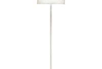 Adesso Oslo 60 In White Floor Lamp intended for proportions 1000 X 1000