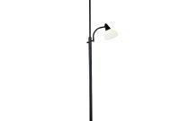 Adesso Piedmont 71 In Black Combo Floor Lamp with sizing 1000 X 1000