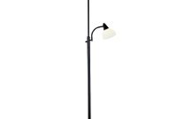 Adesso Piedmont 71 In Black Combo Floor Lamp within size 1000 X 1000