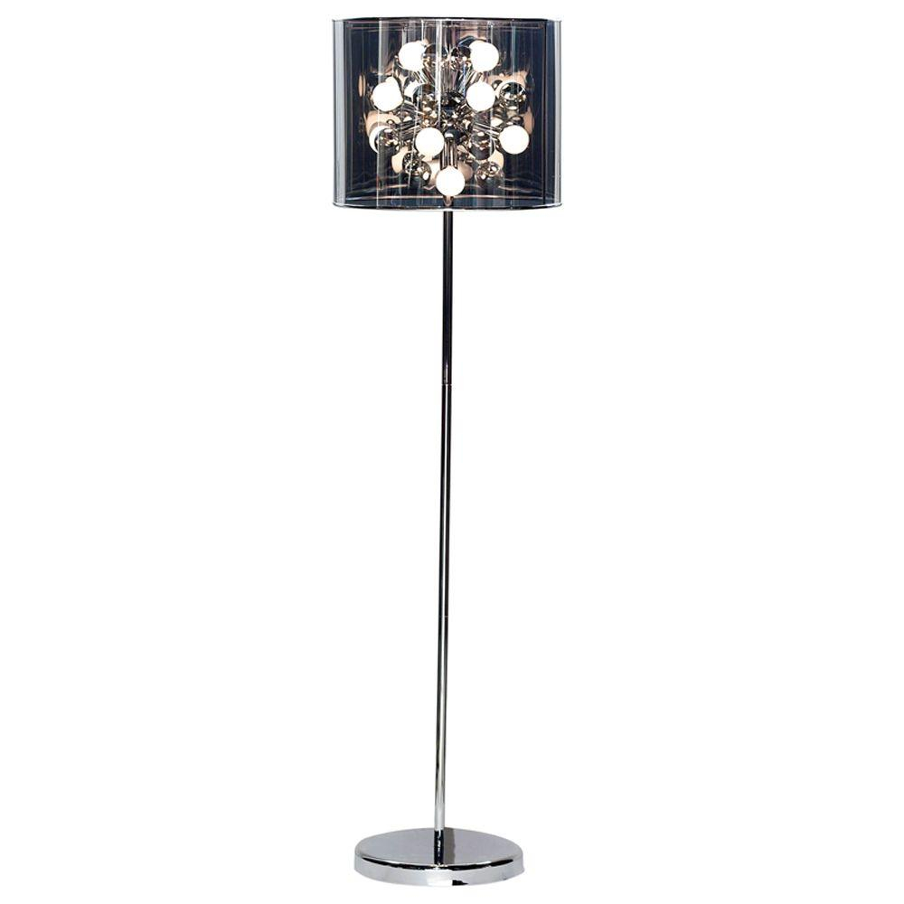 Adesso Starburst 60 In Chrome Floor Lamp with regard to size 1000 X 1000