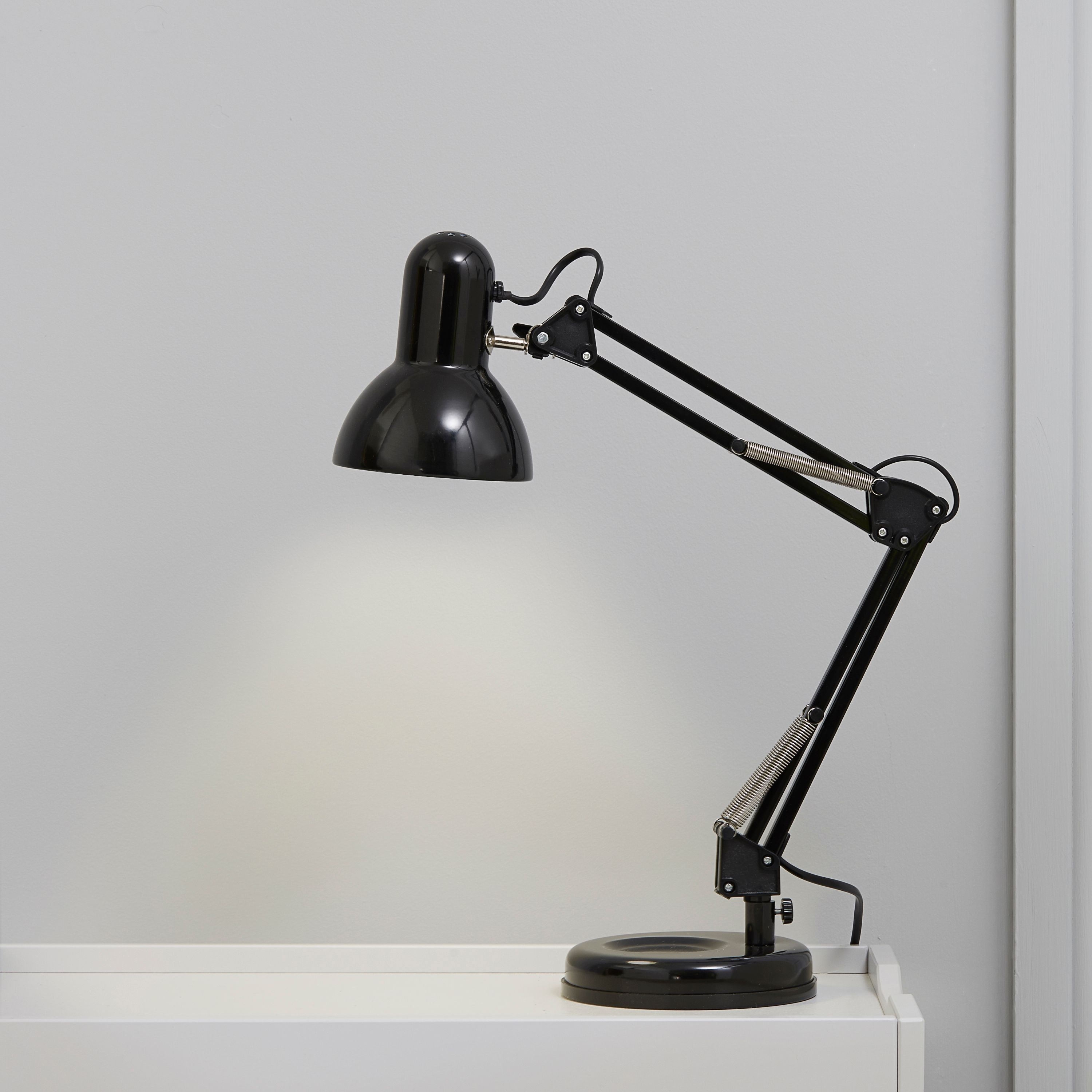 Adjustable Black Desk Lamp Departments Diy At Bq throughout measurements 3000 X 3000
