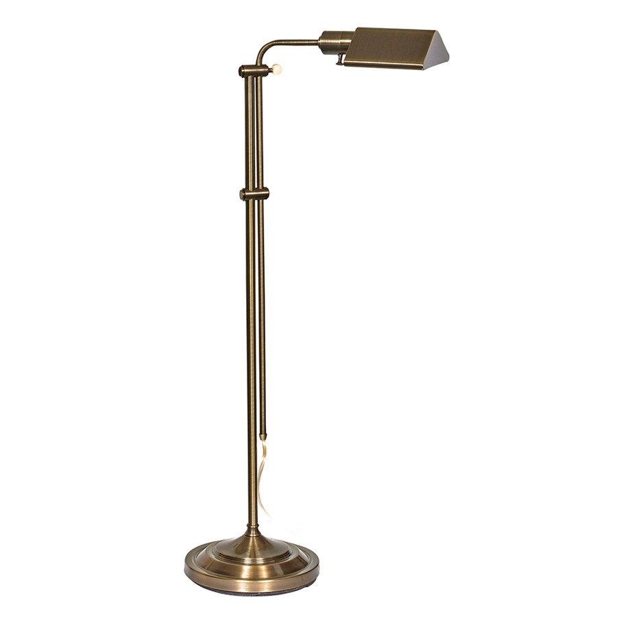 Adjustable Brass Pharmacy Floor Lamp within size 900 X 900