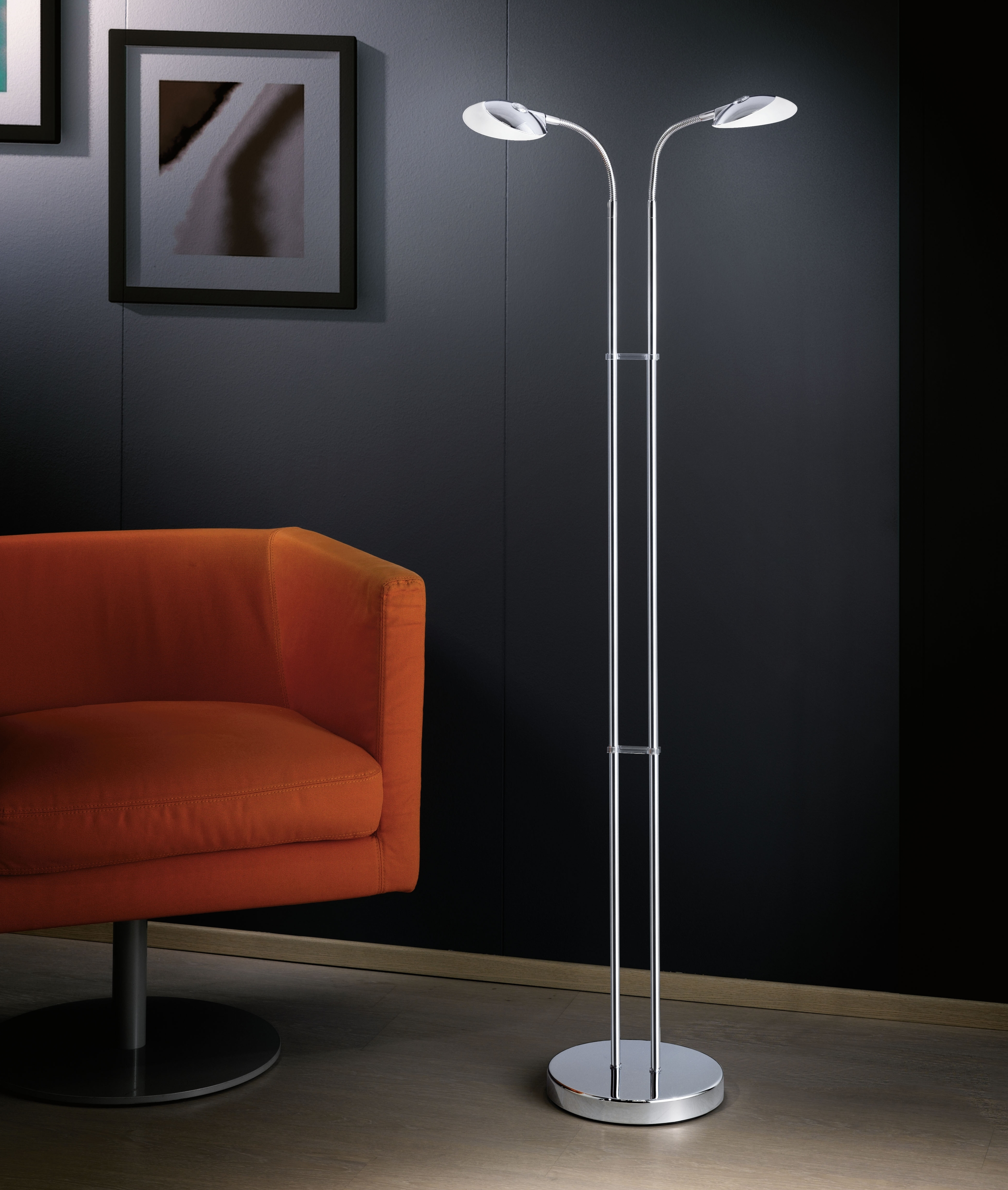 Adjustable Dual Headed Led Reading Lamp with proportions 3883 X 4582