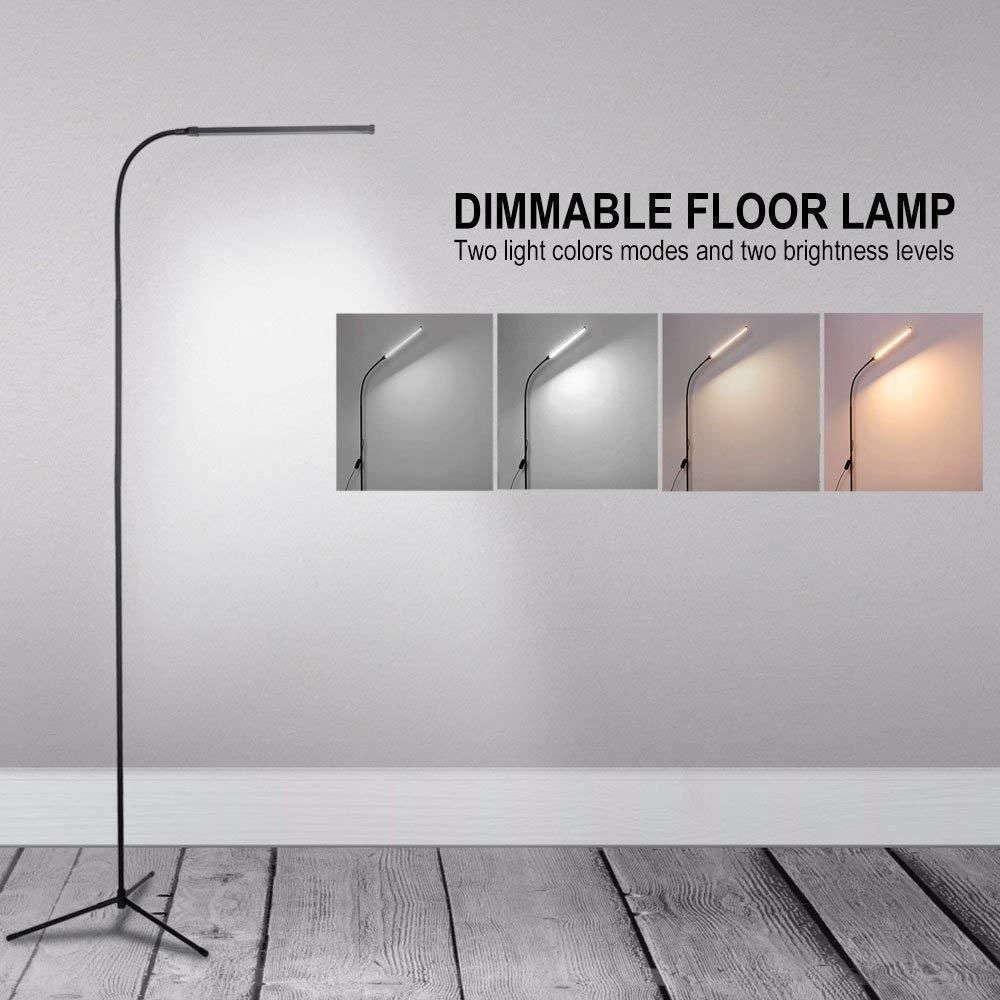 Adjustable Led Floor Lamp Light Standing Reading Home Office throughout dimensions 1000 X 1000