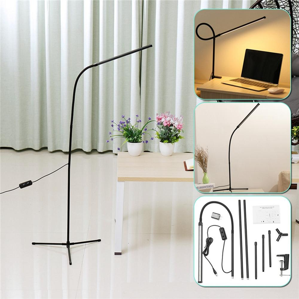 Adjustable Led Floor Lamp Standing Reading Home Office Dimmable Desk Table Light with proportions 1000 X 1000