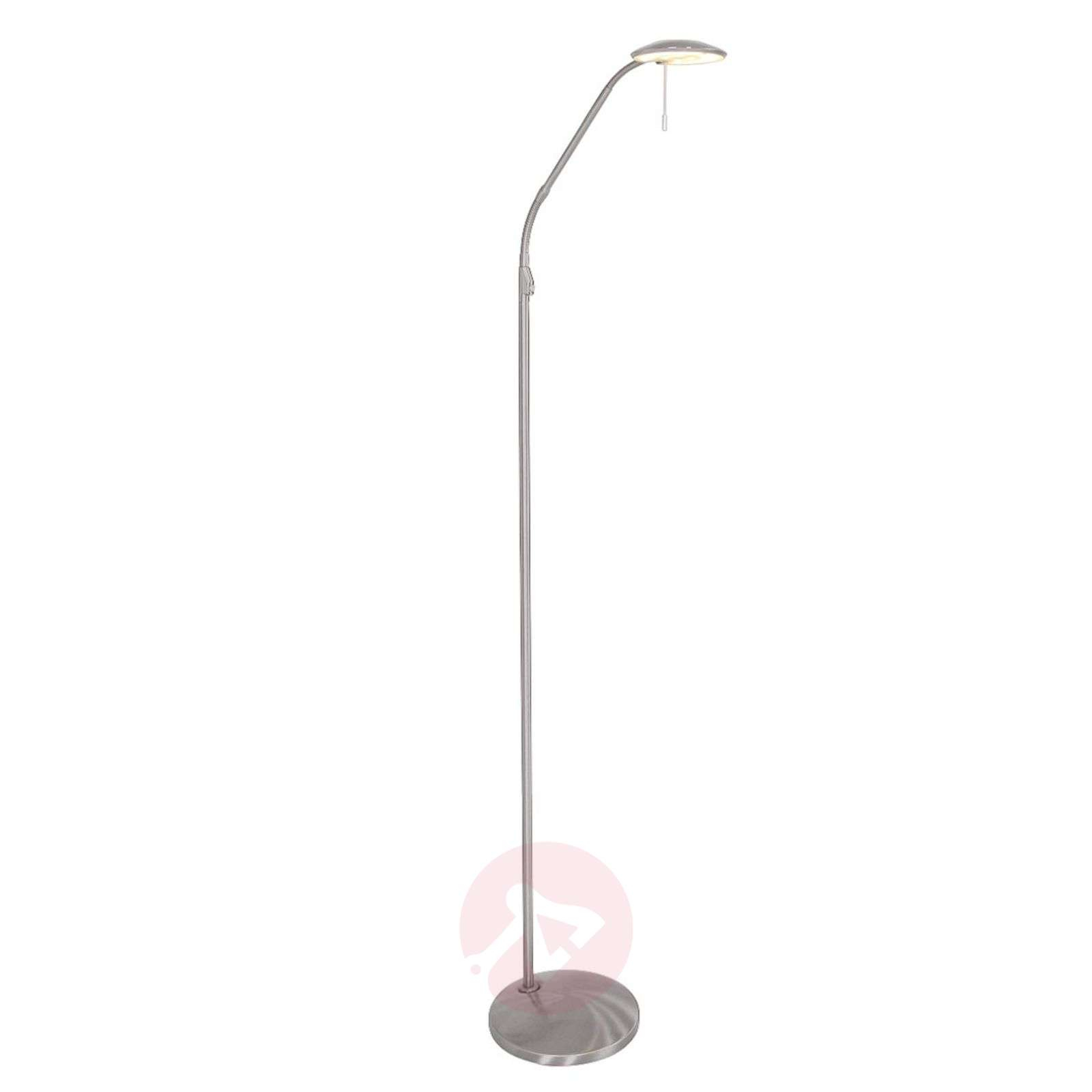 Adjustable Led Floor Lamp Zenith Dimmer Steel for proportions 1600 X 1600