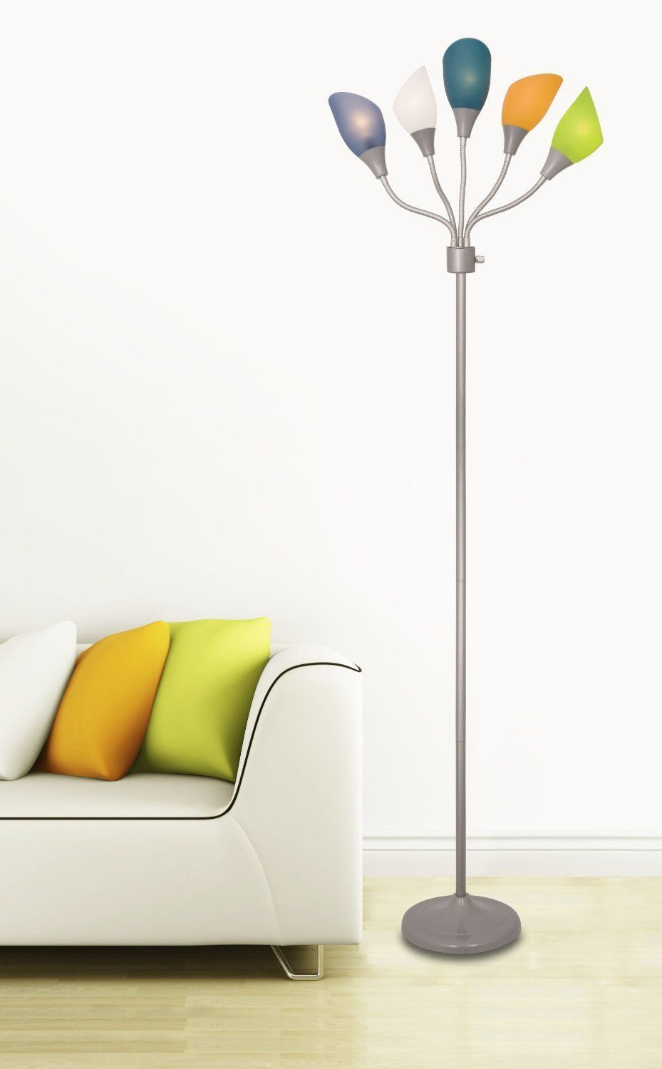 Adjustable Modern Floor Lamp Lightaccents Multihead throughout size 929 X 1500