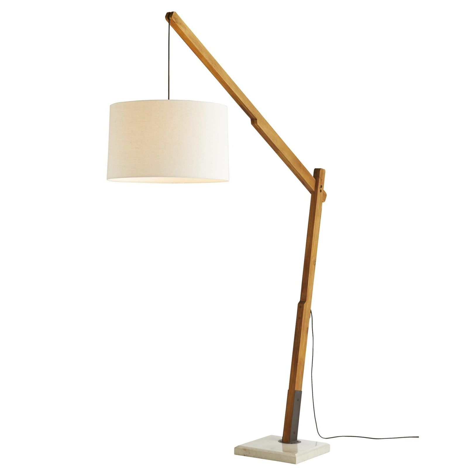 Adjustable Teak Floor Lamp with regard to sizing 1600 X 1600