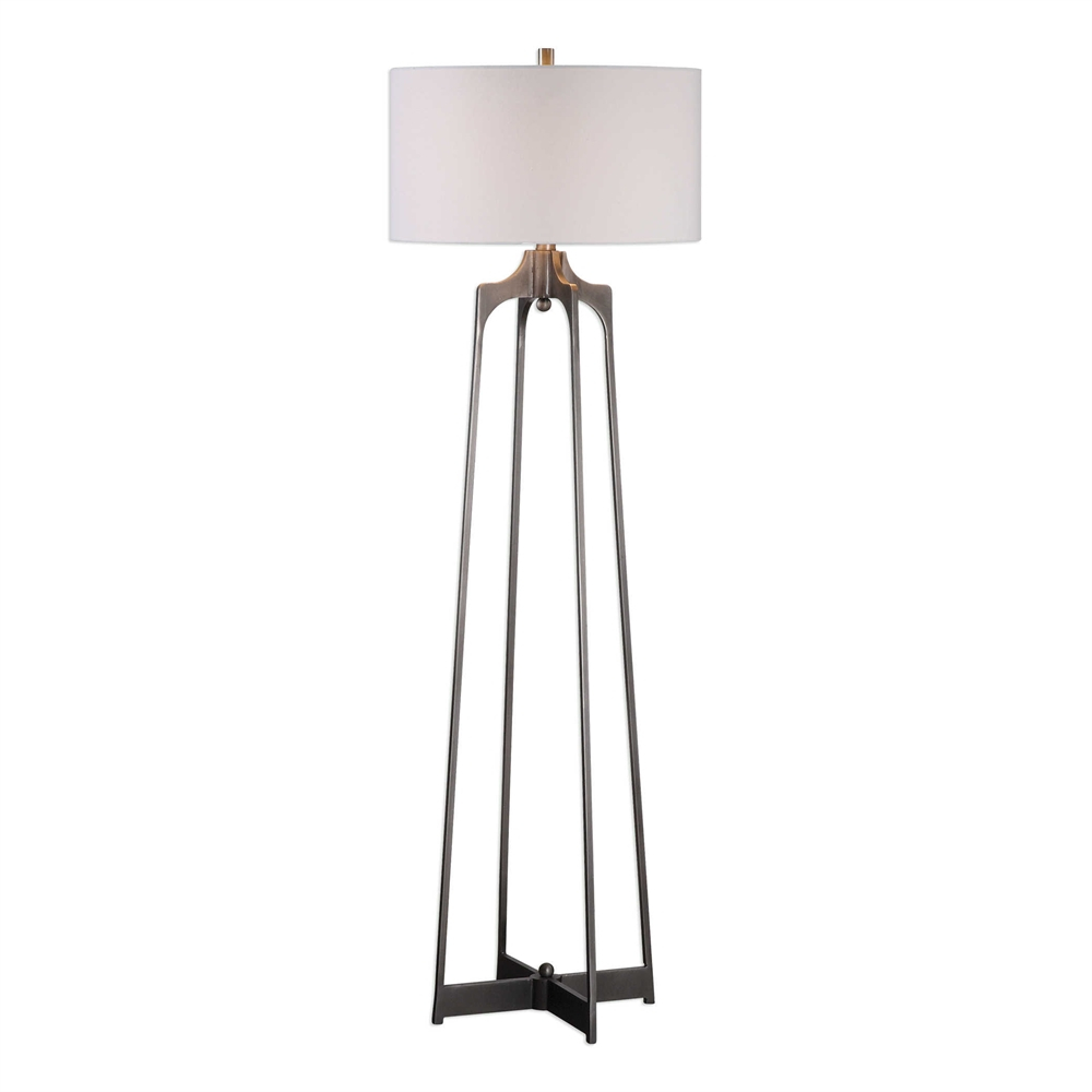 Adrian Modern Floor Lamp Uttermost regarding size 1000 X 1000