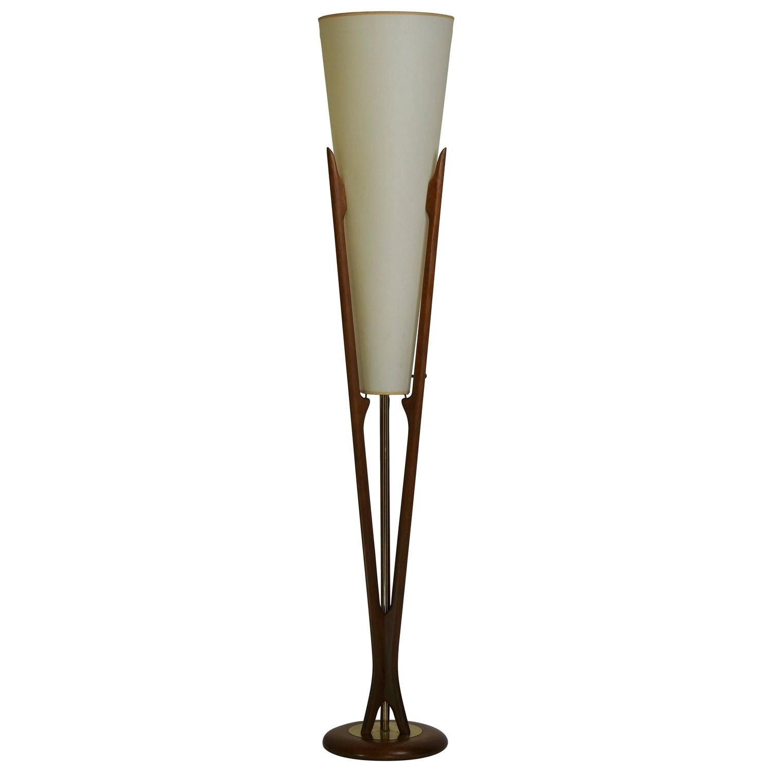 Adrian Pearsall Mid Century Modern Floor Lamp Modern intended for measurements 1500 X 1500