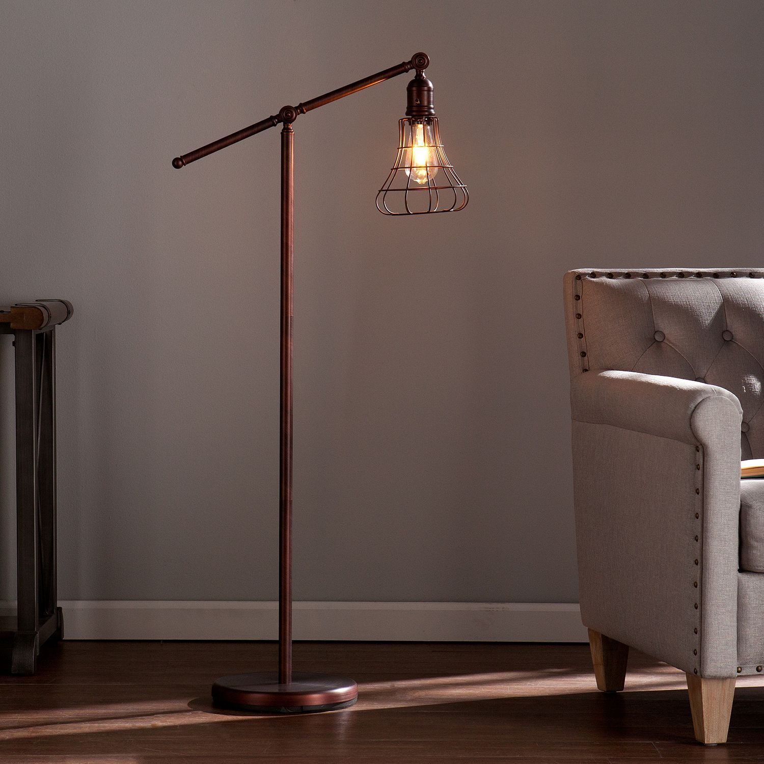 Ajax Accent Floor Lamp With Edison Style Led Bulb Making A regarding sizing 1500 X 1500