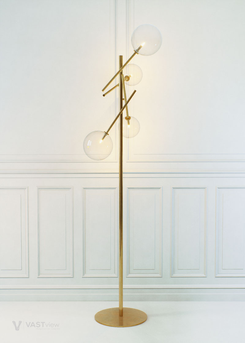 Aksel 4 Light Floor Lamp inside proportions 800 X 1120