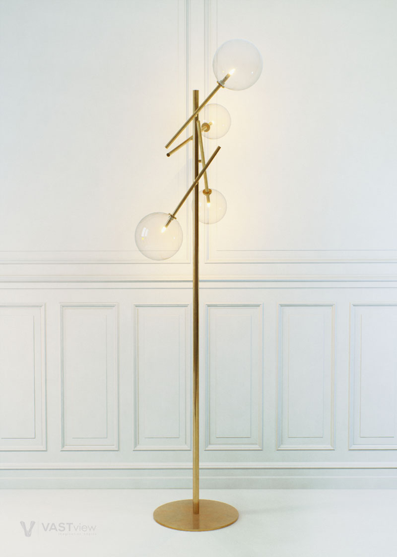 Aksel 4 Light Floor Lamp within proportions 800 X 1120