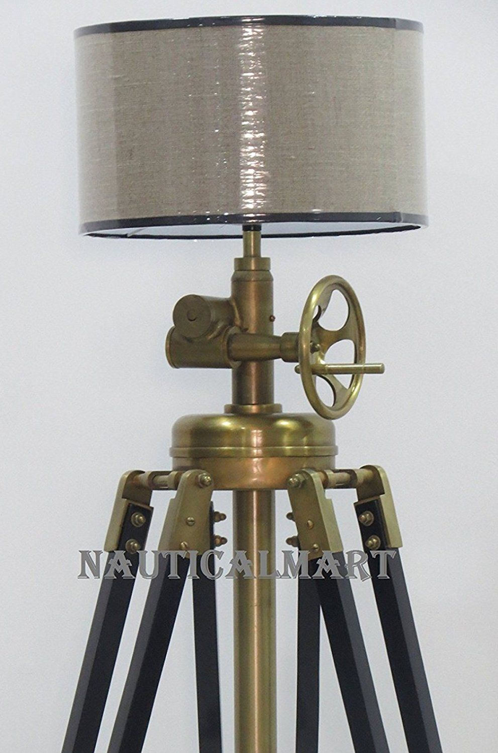 Al Nurayn Nautical Royal Marine Tripod Floor Lamp inside proportions 991 X 1500