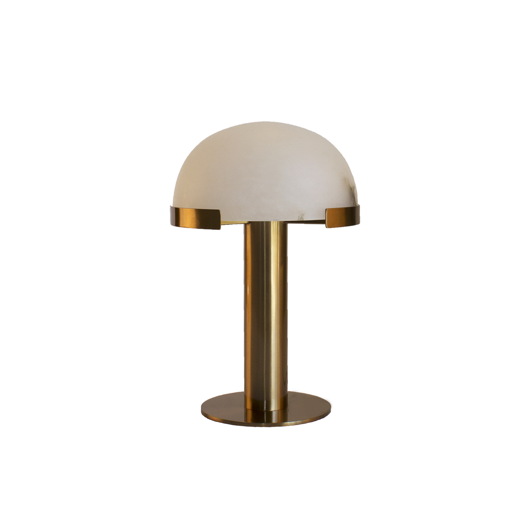 Alabaster Coffee Bronze Table Lamp for size 2048 X 2048