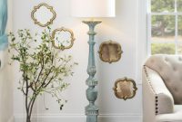 Alana Distressed Blue Floor Lamp Farmhouse Floor Lamps intended for proportions 1500 X 1500