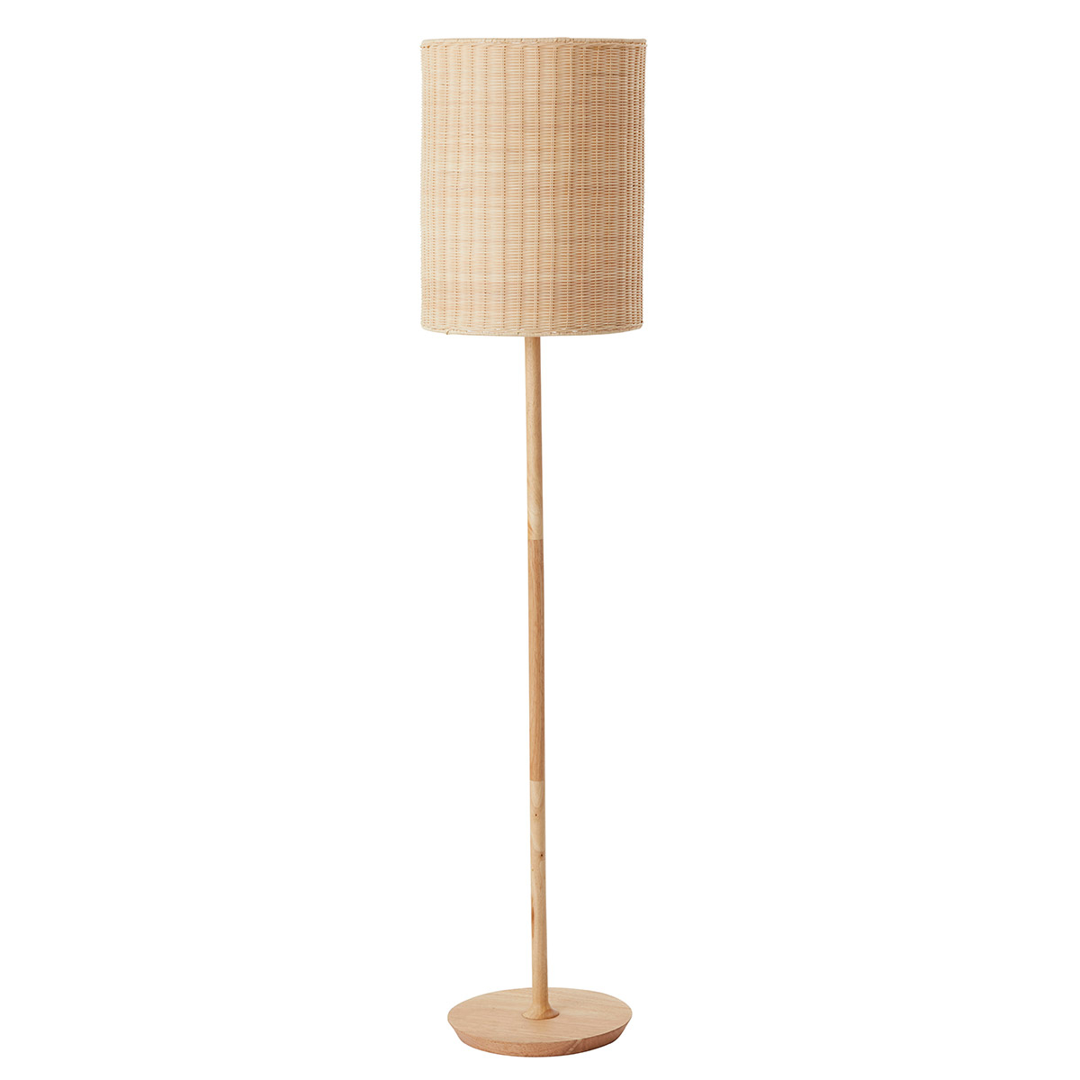 Albany Floor Lamp Rubber Woodrattan Natural Oz Design within measurements 1200 X 1200