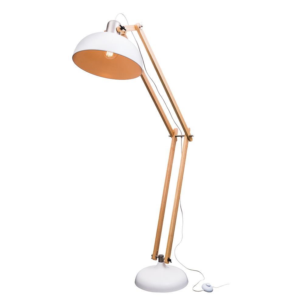 Alfred Floor Lamp White A86321wht pertaining to dimensions 1000 X 1000