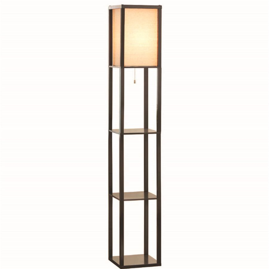 Allen Roth 62 In Brown Contemporarymodern Standard Shelf inside dimensions 900 X 900