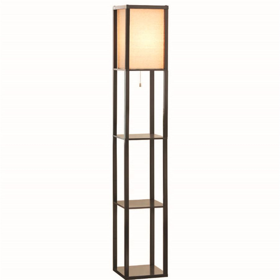 Allen Roth 62 In Brown Contemporarymodern Standard Shelf throughout measurements 900 X 900