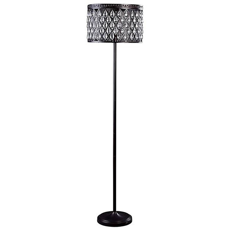 Allen Roth Espresso Furniture Lamp With Glass Shade Ballard regarding size 900 X 900