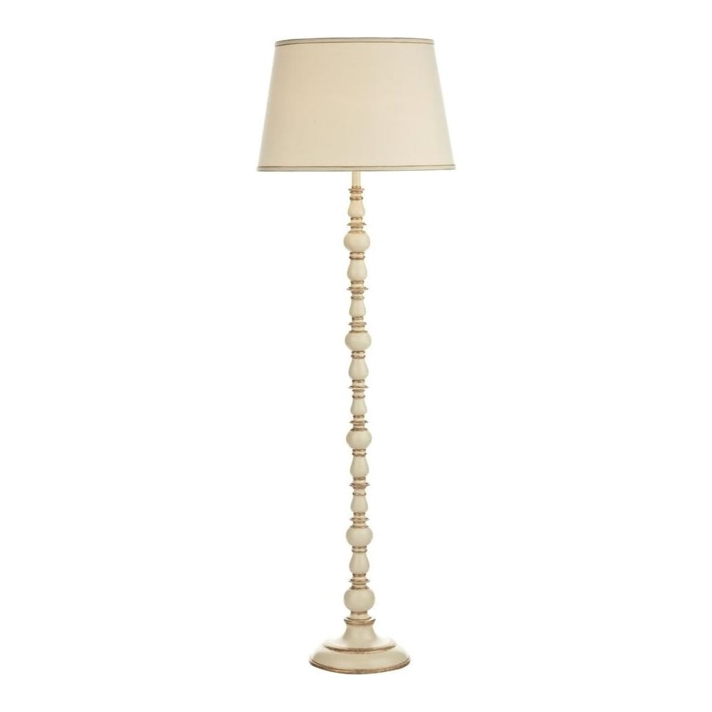 Alp4933x Alpine Cream Gold Traditional Floor Lamp With Cream Shade regarding size 1000 X 1000