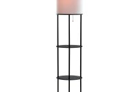 Alsy 63 In Brushed Nickel Oval Etagere Floor Lamp 18200 pertaining to proportions 1000 X 1000