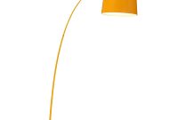 An Arched Chrome Floor Lamp In Yellow Arc Lamp Decor within size 1200 X 1200