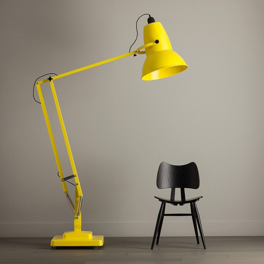 Anglepoise Giant 1227 Floor Lamp In Citrus Yellow intended for sizing 900 X 900
