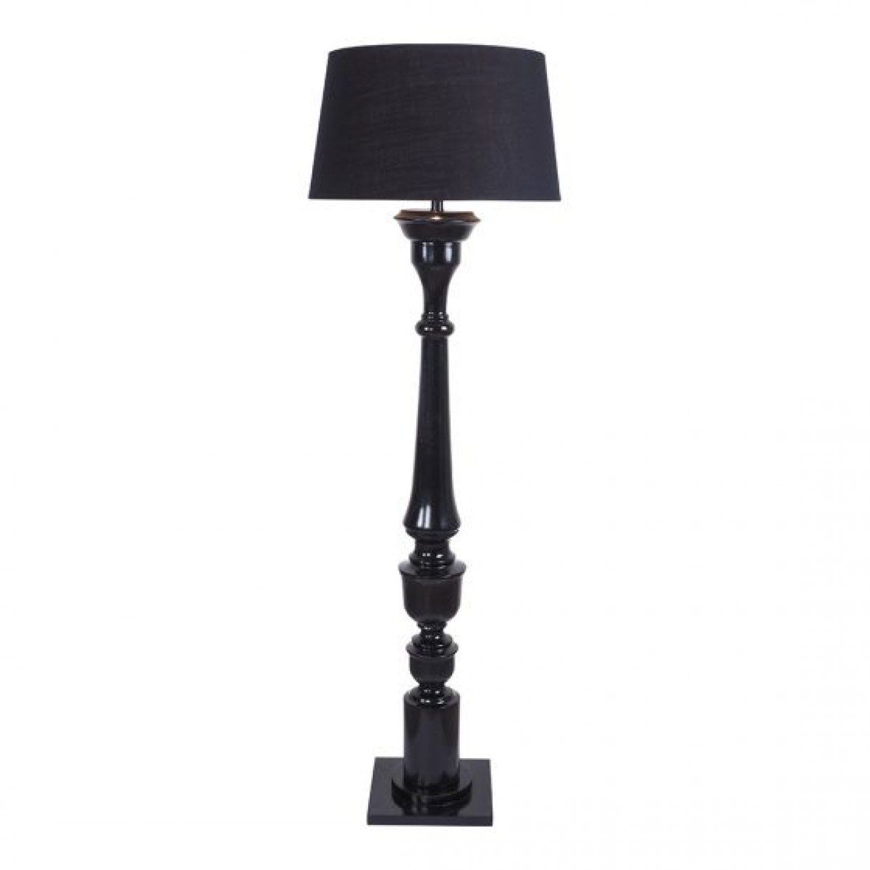 Antique Black Floor Lamp 160cm with measurements 1220 X 1220