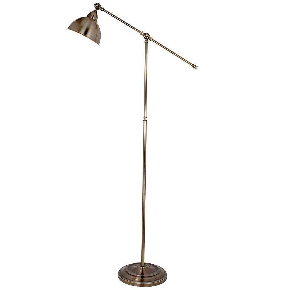 Antique Brass Lever Arm Floor Lamp Antique Brass Floor within size 960 X 960