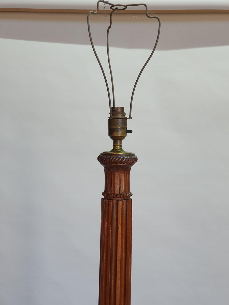 Antique Empire Mahogany Floor Lamp throughout dimensions 900 X 1200