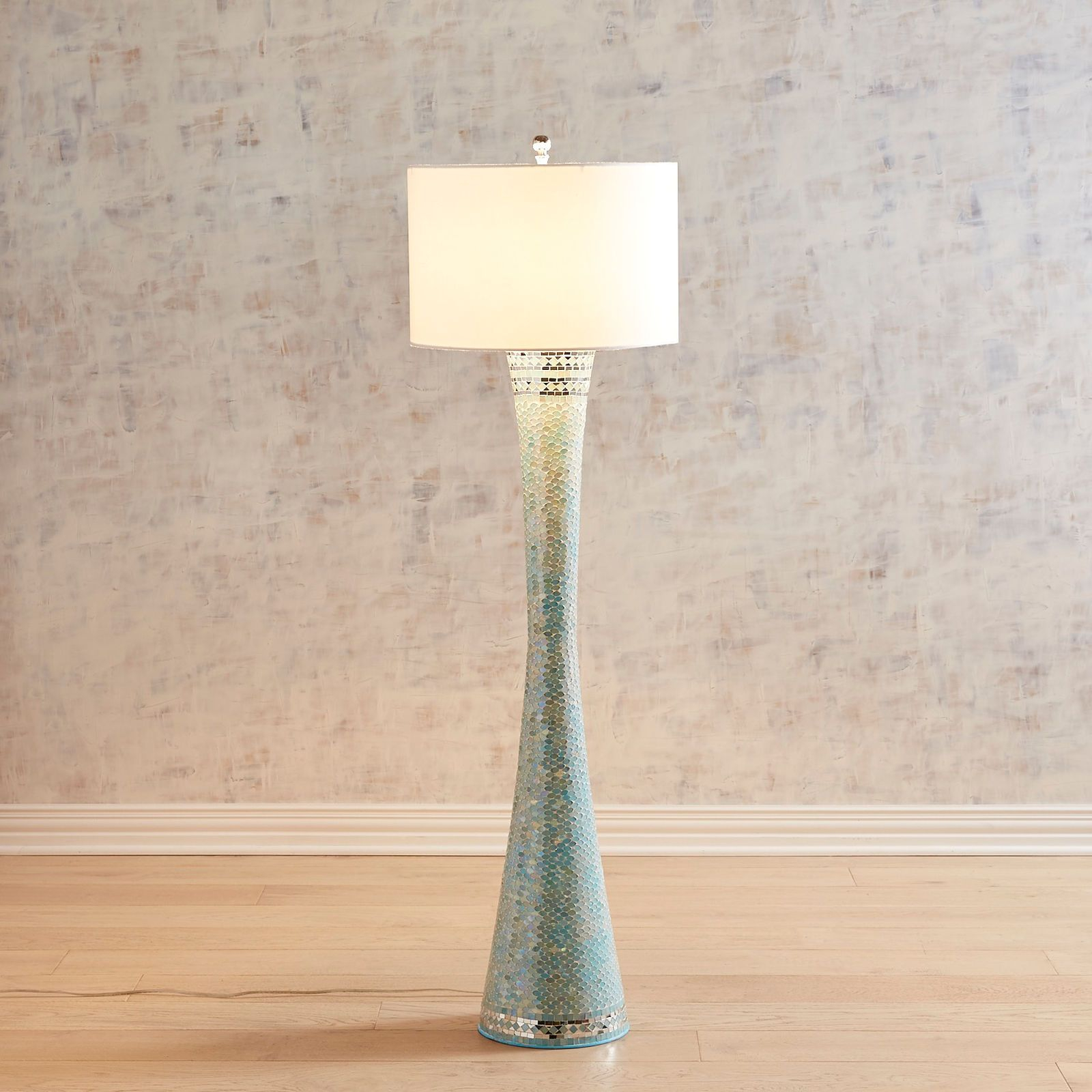 Aqua Mosaic Floor Lamp Products I Like Floor Lamp Blue pertaining to size 1600 X 1600