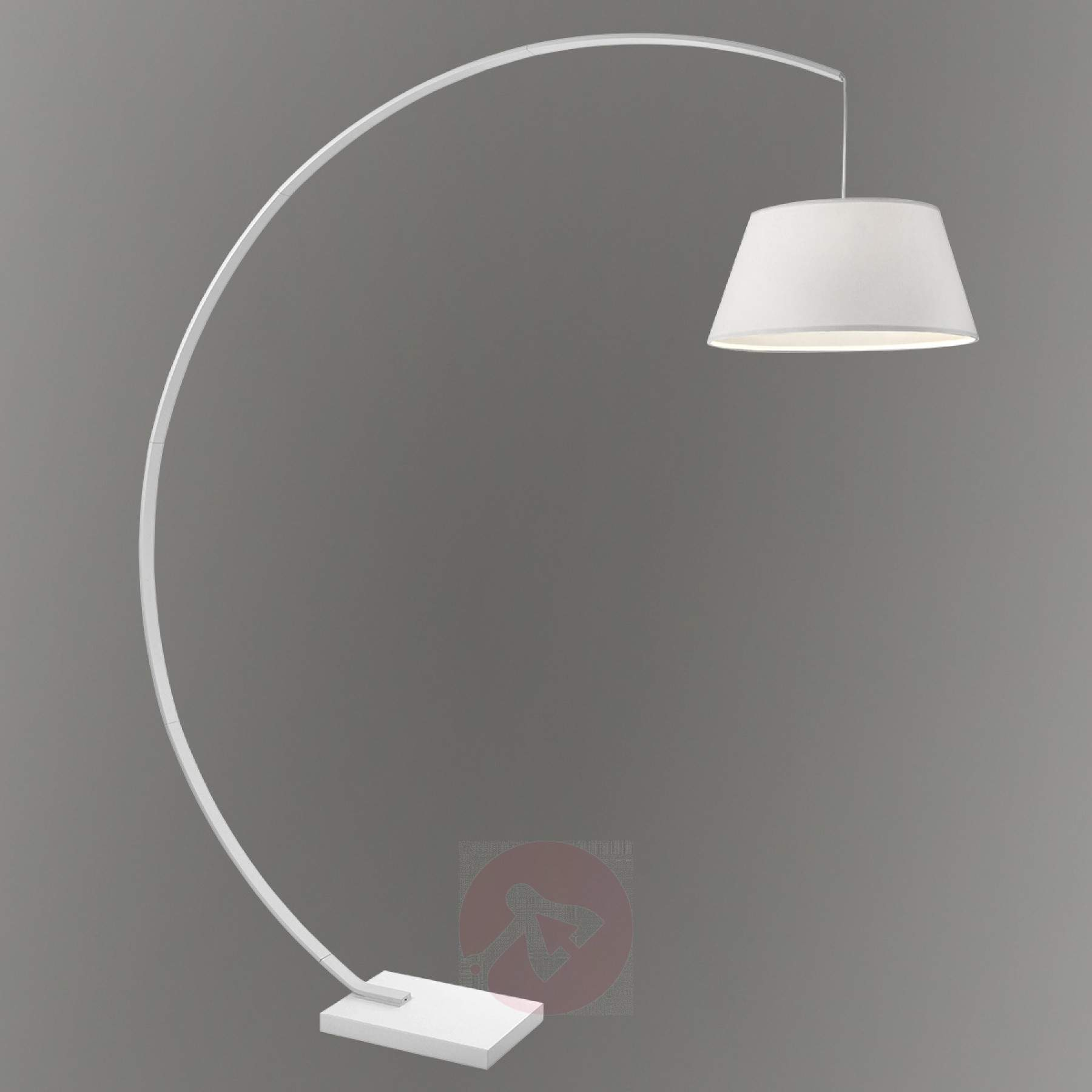 Arc Floor Lamp Arc White within proportions 1800 X 1800