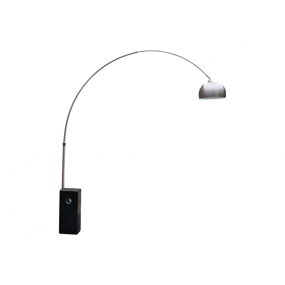 Arco Standing Lamp Flos Replica Black Marble with regard to dimensions 1000 X 1000