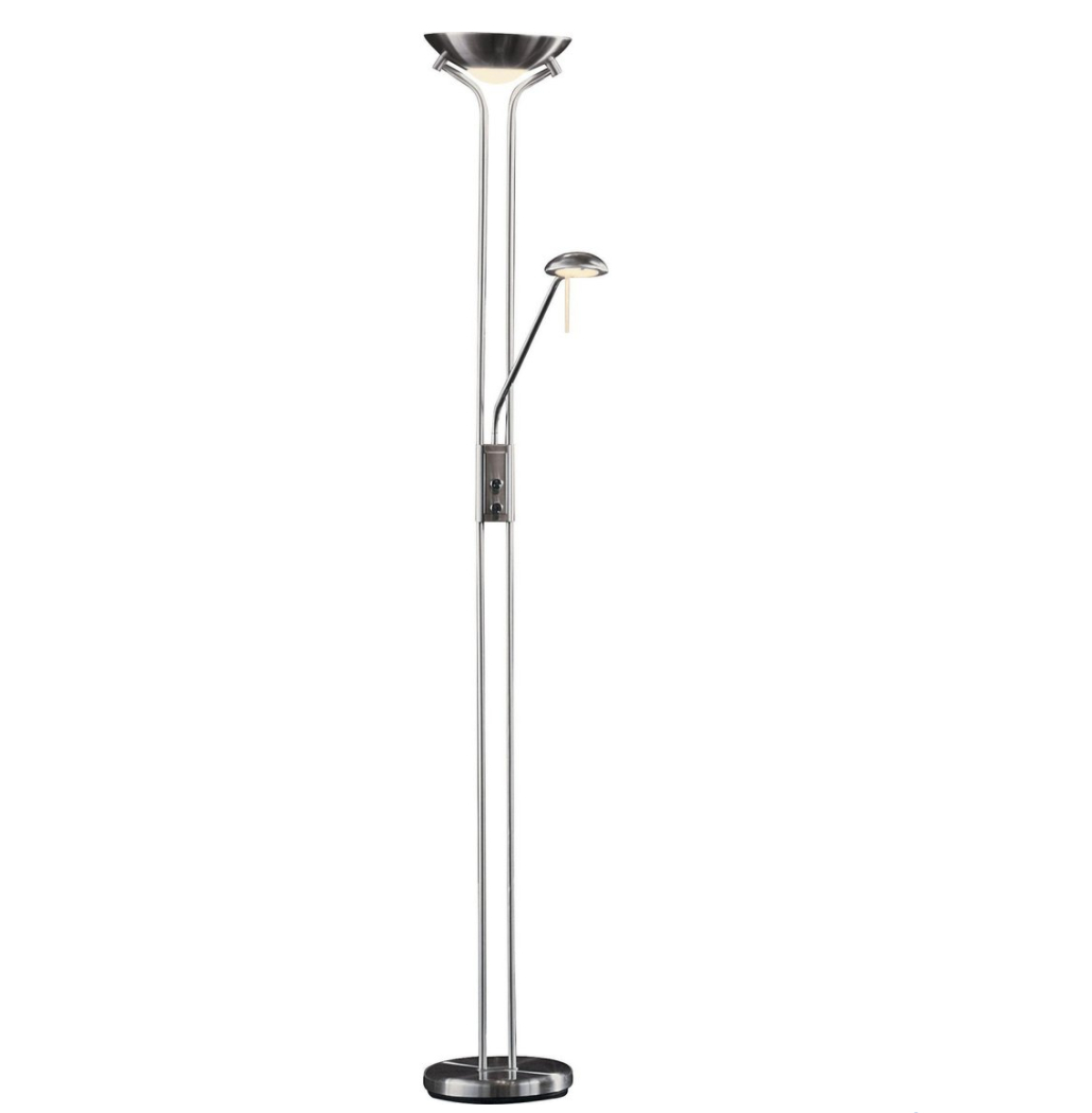 Argos Home Father Child Uplighter Floor Lamp Chrome Home Lighting New in size 1030 X 1050