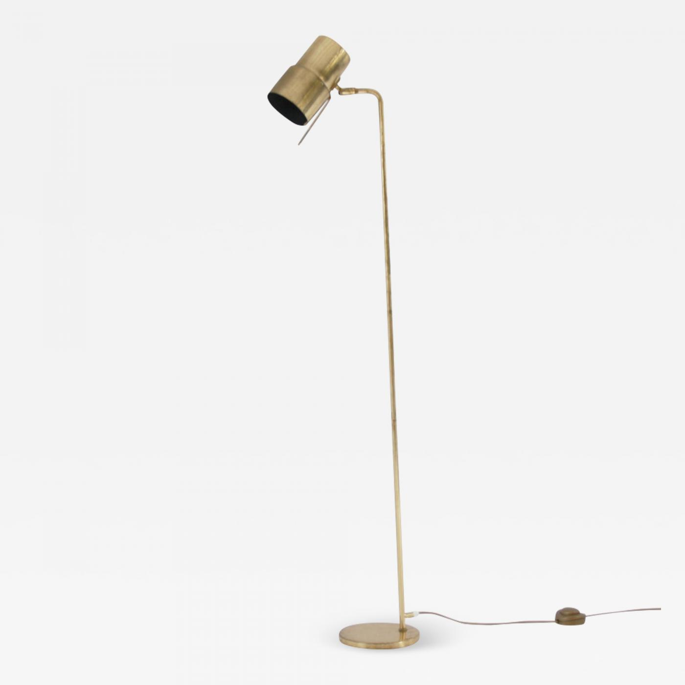Arne Jacobsen Vintage Brass Floor Lamp Jacobsen throughout sizing 1400 X 1400