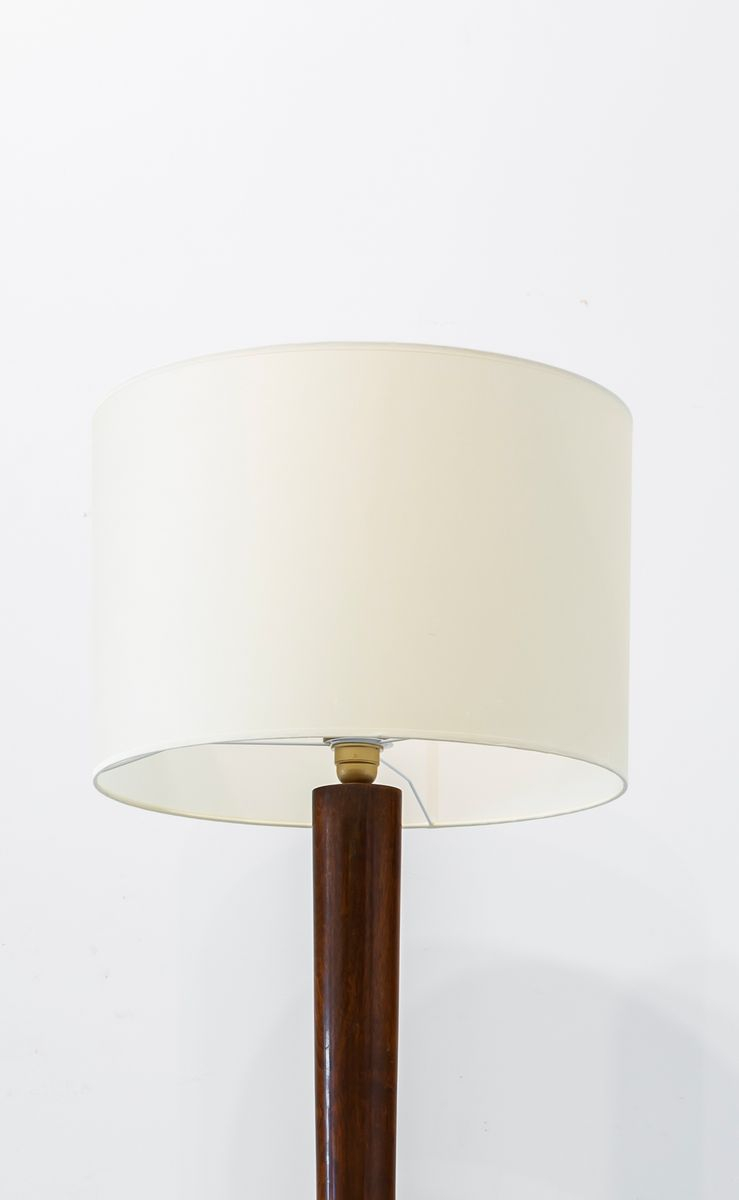 Art Deco Floor Lamp With Table 1930s pertaining to sizing 739 X 1200
