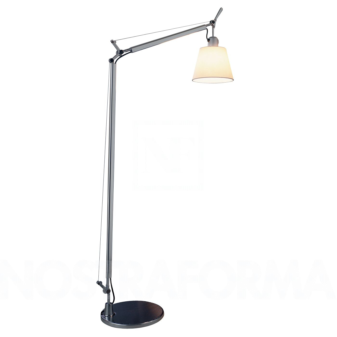 Artemide Tolomeo Basculante Lettura Floor Lamp with sizing 1400 X 1400
