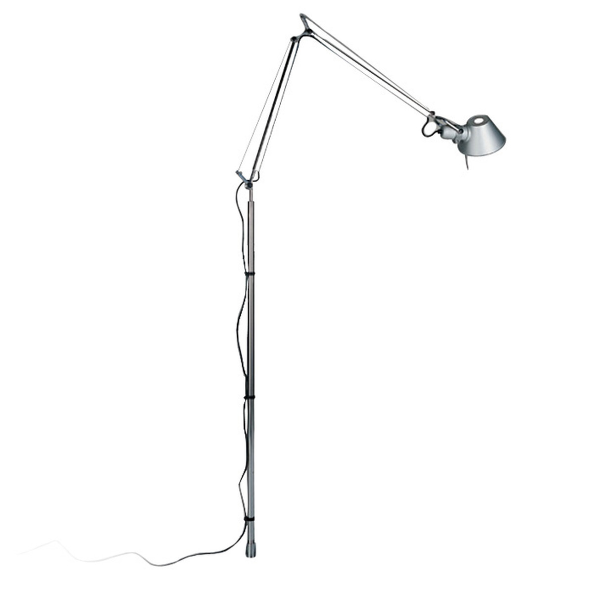 Artemide Tolomeo Led Body Alu Silver pertaining to dimensions 1200 X 1200