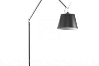 Artemide Tolomeo Mega Black Led Floor Lamp regarding sizing 1400 X 1400