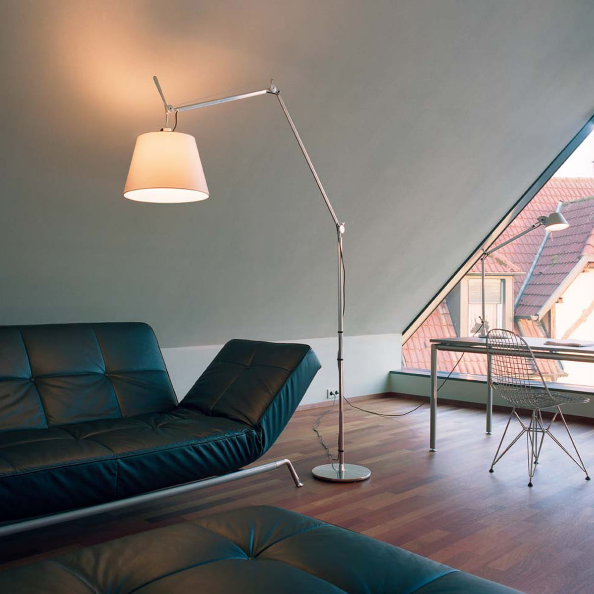 Artemide Tolomeo Mega Terra Body Mit Dimmer Alusilber inside size 1200 X 1200