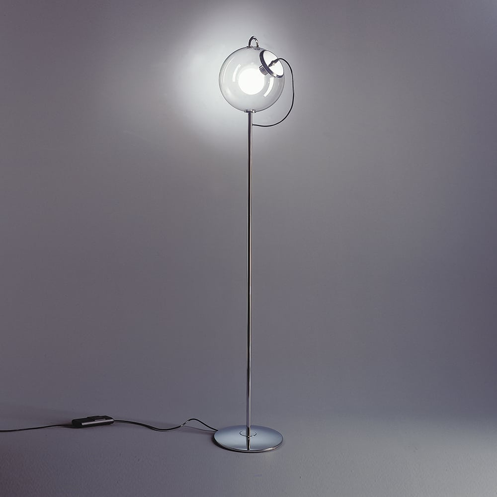 Artemide Usc A017205 Chrome Miconos Single Light 70 Tall throughout measurements 1000 X 1000