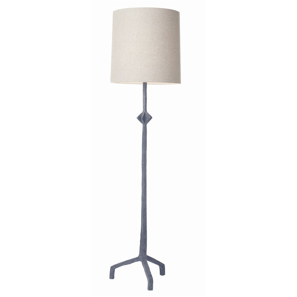 Arteriors Barnum Floor Lamp Rustic Iron In Chimney Gray regarding size 1000 X 1000