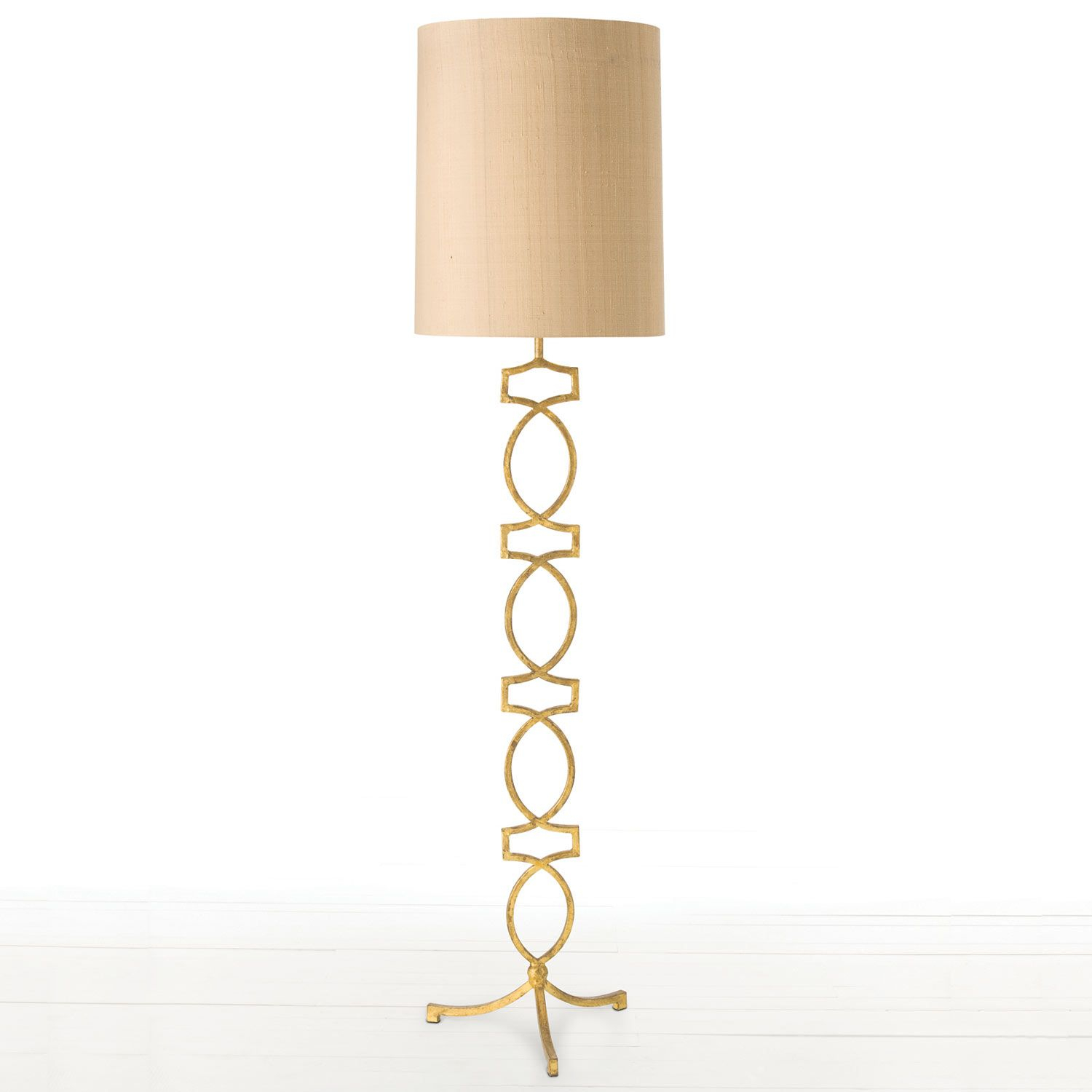 Arteriors Cooper Gold Leaf Iron Floor Lamp Ar76335326 with regard to dimensions 1500 X 1500