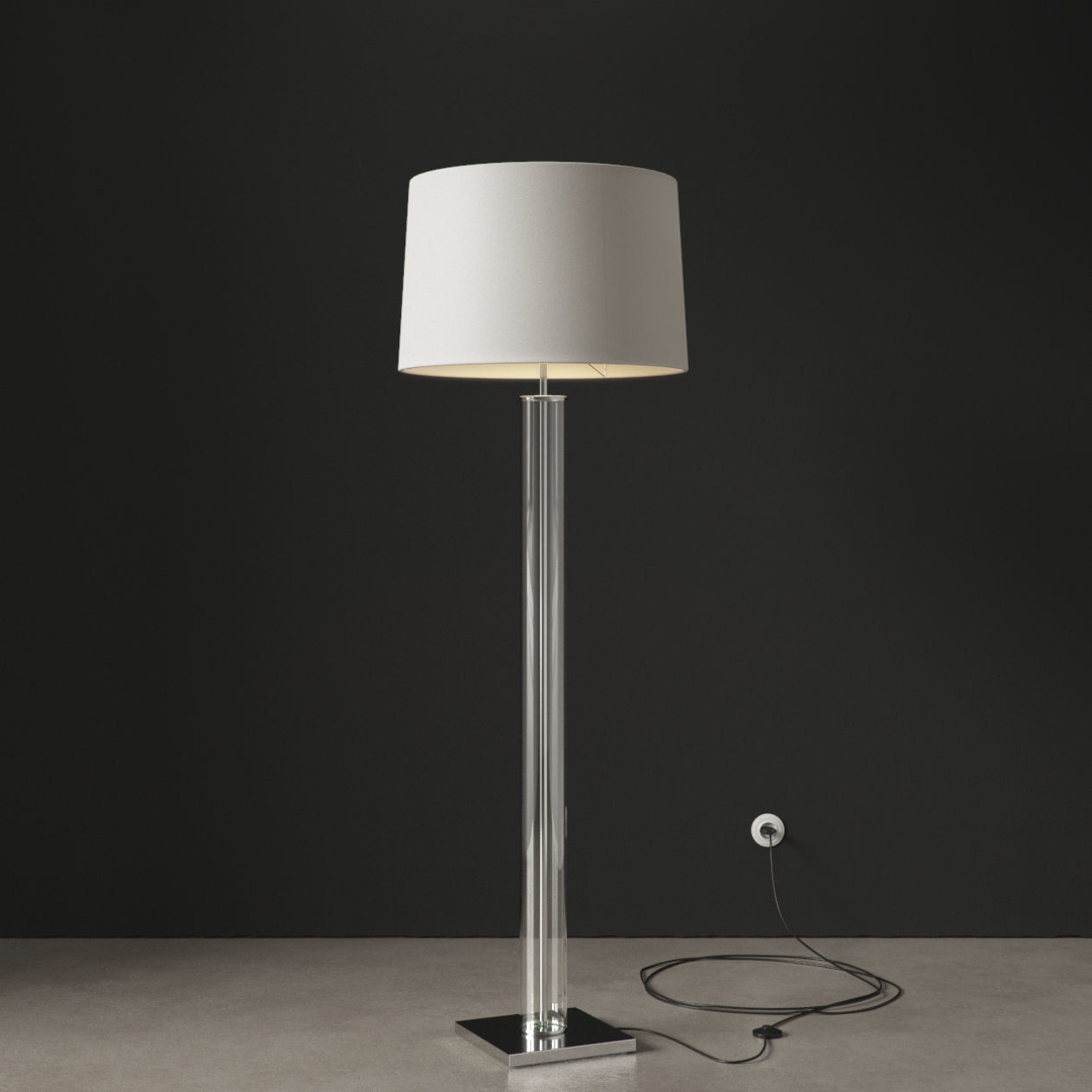 Arteriors Norman Floor Lamp 3d Model with proportions 1258 X 1258